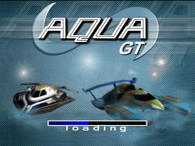 Aqua GT title screen for Playstation